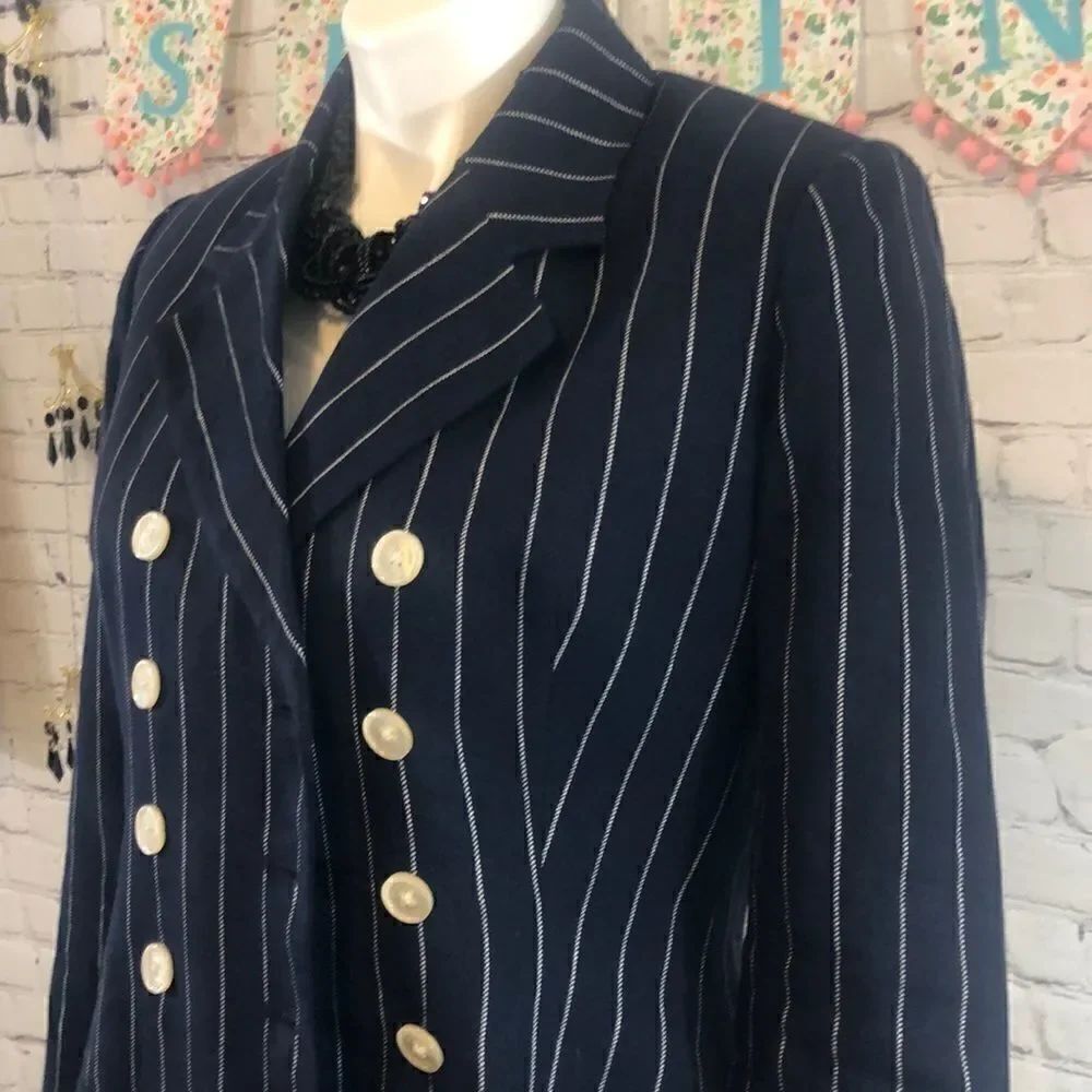American Living double breasted blazer size 4 - Picture 3 of 5